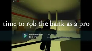 roblox noob vs pro vs hacker robing the  brookhaven bank!