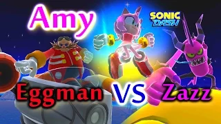 Sonic Dash (Day and Night update) - Amy VS Zazz VS Eggman [Widescreen / Landscape 1080p]