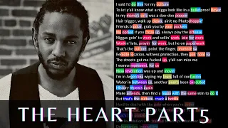 Kendrick Lamar - The Heart Part 5 | Rhymes Highlighted