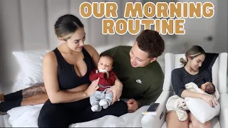 Our REALISTIC Morning Routine with A Newborn Baby… *6 AM*