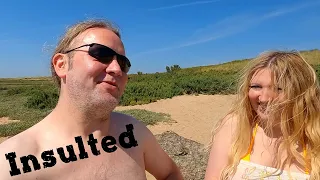 Insulted by drunk Woman at the Beach!