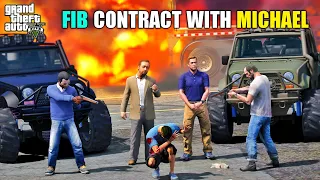 GTA 5 : FIB CONTRACT WITH MICHAEL TO KILL HIM #8 || BB IS LIVE
