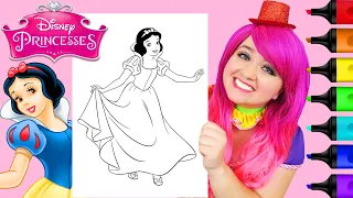 Coloring Snow White | Disney Princess