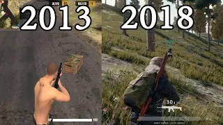 Эволюция PUBG 2013 - 2018