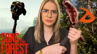 DZIEWCZYNA vs SONS OF THE FOREST! #1