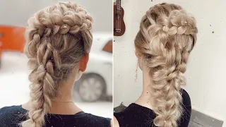 3D коса Новый тренд в плетении волос 2019/3D braid