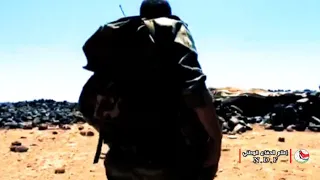 Syria Battle Against ISIS - NDF Troops Sweep Safa Hills in the Desert in Eastern Sweida