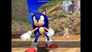 Sonic adventer DX прохождение за соника 1 часть.