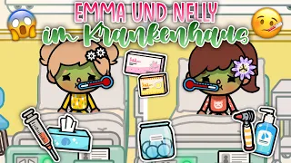 EMMA UND NELLY IM KRANKENHAUS 🤒🏥 | AESTHETIC ROUTINE/ GESCHICHTE | TOCA BOCA STORY DEUTSCH