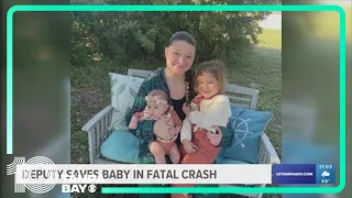 Family thankful for sergeant who saved their baby's life following a deadly crash