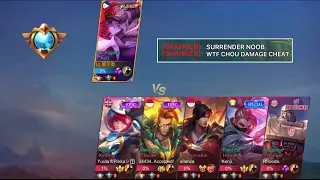 TOP GLOBAL CHOU VS 5 SUPREME MARKSMANS | VICTORY OR DEFEAT?  - MLBB