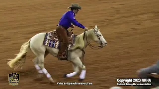 Crystalized Whizkey shown by Brian Bell 2023 NRHA Futurity Open Finals, Champion