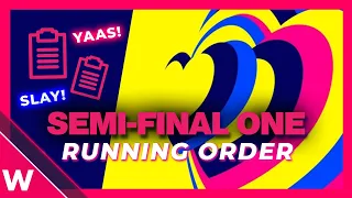 Eurovision 2023: Semi-Final 1 Running Order (Reaction)