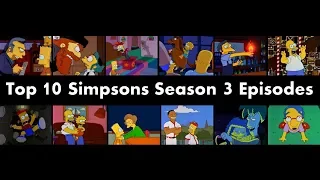 Top 10 Simpsons Season 3 Episodes