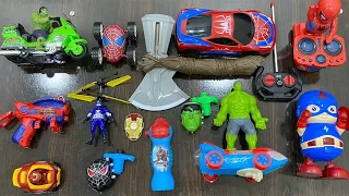 My Latest Cheapest toys Collection, Spiderman RC Car, Hulk Bike, Spinner, Projector torch, Axe