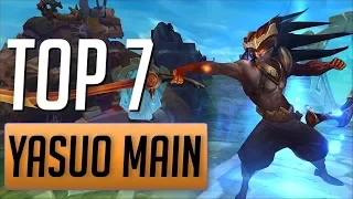 Top 7 YASUO MAIN ArKaDaTa  Yassuo  League of Legends