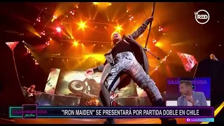 Reportaje Iron Maiden The Future Past Tour Chile 🇨🇱 2024 | La Red @MaidenChile