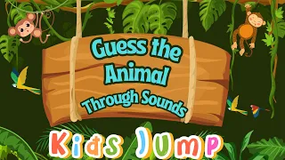 Guess The Animal Through Sounds For Kids | Fun Learning | 4k
