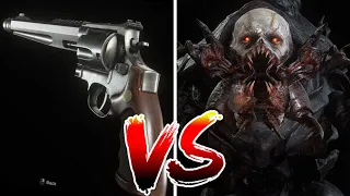 Resident Evil 4 Remake - MAXED OUT Handcannon vs All Bosses