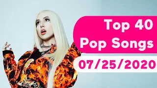 US Top 40 Pop Songs (July 25, 2020)