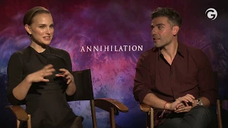 Annihilation Interviews: Natalie Portman & Oscar Isaac Explain The Ending