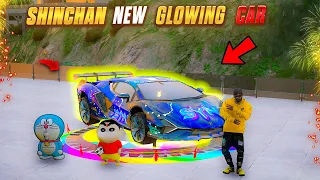 🤯Shinchan Buy New😍Glowing Car 🚗In GTA5. Telugu | Tri Star 18