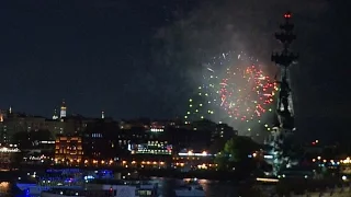 Russia celebrates Victory Day with fireworks in Moscow