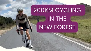 200KM ROAD CYCLING IN THE NEW FOREST | UK CYCLING ADVENTURES