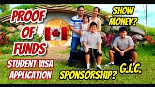 PROOF OF FUNDS FOR CANADA STUDENT VISA / SHOW MONEY? | INTERNATIONAL STUDENT IN CANADA | FAMILY OF 5