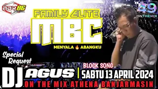 DJ AGUS BLOCK SONG I SABTU 13 APRIL 2024 ON THE MIX ATHENA BANJARMASIN