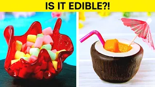 Is It Edible? Kitchen Utensils You Can Create And Eat || Incredible Food Decorations!