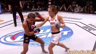 Joanna Jedrzejczyk vs Claudia Gadelha 1 Highlights (Excellent FIGHT) #ufc #mma #joannajedrzejczyk