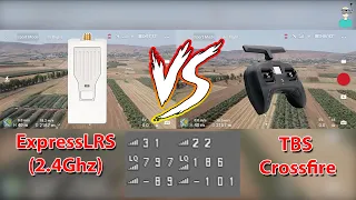 ExpressLRS Vs. Crossfire - 25mW 3KM Range Test