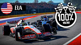 F1 2022 - SIMULEI O GP DOS EUA COM A HAAS!