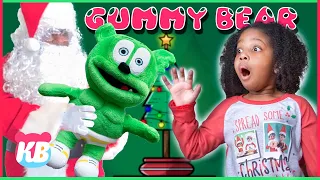 We Caught SANTA Dancing to the Gummy Bear Song - MERRY CHRISTMAS | Kamdenboy & Kyraboo PRETEND PLAY