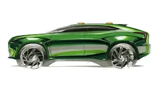 car sketch & design (side view)