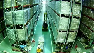 Watch Forklift DESTROY Entire Warehouse