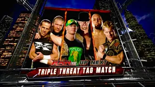 The Undertaker & John Cena vs D-Generation X vs Jeri-Show (Chris Jericho & Big Show) 11/16/09 (1/2)