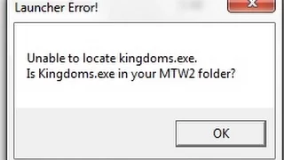 M2TW - Can't Find kingdoms.exe [SOLUTION!]