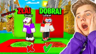 NIE WYBIERZ ZŁEJ DZIURY z LUFEREK w Minecraft! (DIRCIK123 vs ZŁY_DIRCIK.exe)