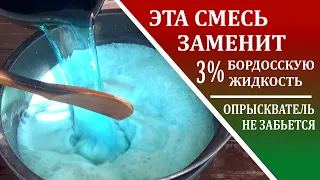 Бордосская смесь 3% забивает опрыскиватель.  Чем ее заменить при осенней обработке ягодников