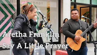 FABIO'S CRAZY HIGH NOTES | Aretha Franklin - Say A Little Prayer | Allie Sherlock & Fabio Cover