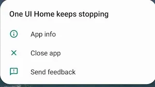 How to fix one Ui home keeps stopping problem samsung galaxy phone 2023 | one ui has stopped
