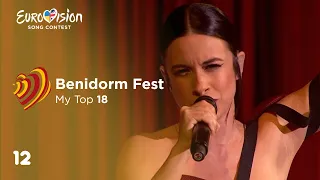 🇪🇸 Benidorm Fest 2023: My Top 18 (After Live Performances) w/ Ratings