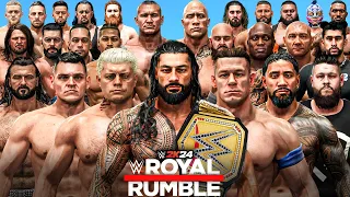 I Made Roman Defend His Title in a Royal Rumble!