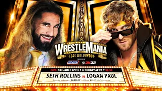 WWE Wrestlemania 39 - Seth Rollins vs Logan Paul