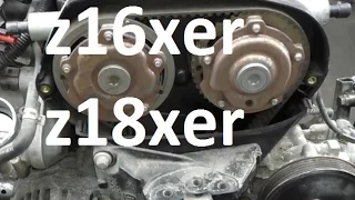 How to replace timing belt cambelt on 1.6 1.8 Zafira Astra Vectra Z16XER Z18XER