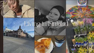 Livingin Finland 🇫🇮#8| |catchup with me  |created my first website | new job|study with me