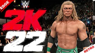 Edge Retro Character Model Mode | New WWE 2K22 Mods