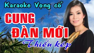 Karaoke tân cổ CUNG ĐÀN MỚI - THIẾU KÉP [ Hát cùng Ns Bảo Ngọc ]